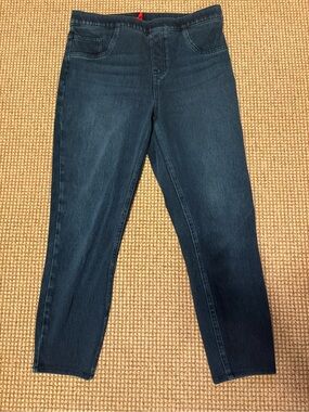 SPANX Navy Stretch Skinny Jeans